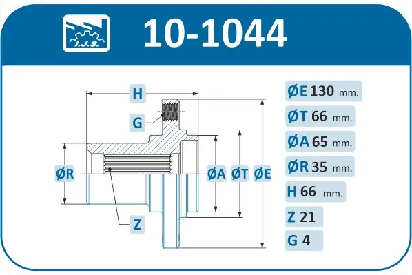 IJS GROUP 10-1044 Wheel Hub