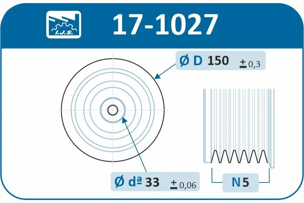 Katrol, poros engkol Technology & Quality, Made in Spain 17-1027