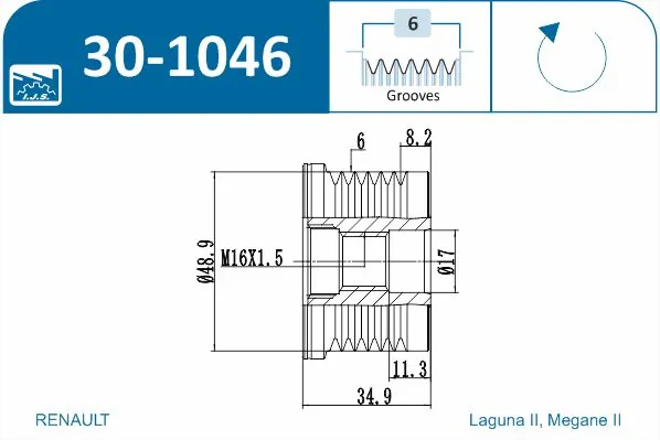 Peluncuran generator Technology & Quality, Made in Spain 30-1046