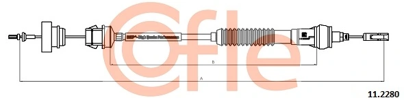 Cable Pull, clutch control 11.2280