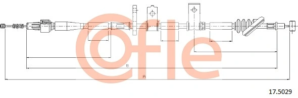 Cable Pull, parking brake 92.17.5029