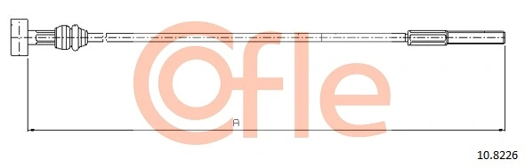 Cable Pull, parking brake 10.8226