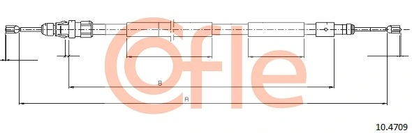 Cable Pull, parking brake 92.10.4709