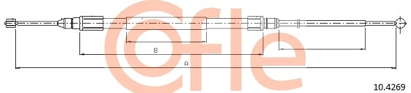 Cable Pull, parking brake 10.4269