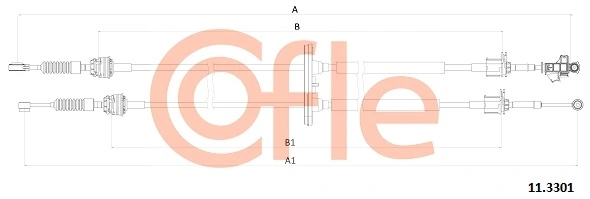 Cable Pull, manual transmission 11.3301