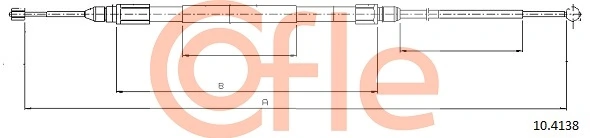 Cable Pull, parking brake 92.10.4138