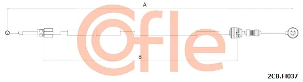 Cable Pull, manual transmission 2CB.FI037