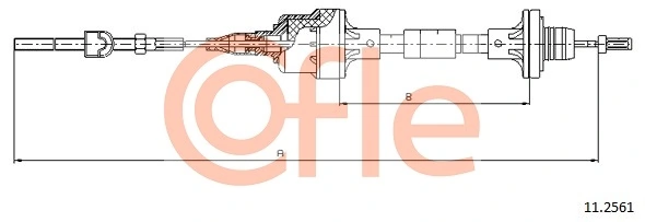 Cable Pull, clutch control 11.2561