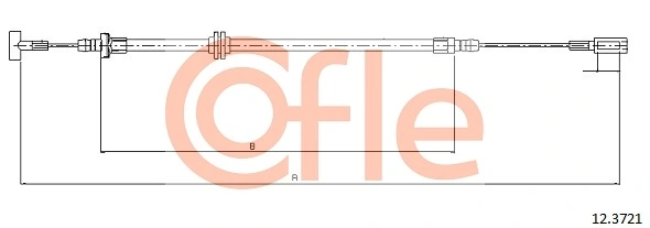 Cable Pull, parking brake 92.12.3721