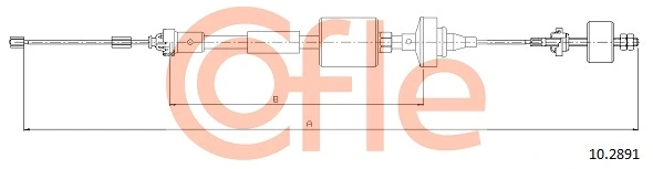 Cable Pull, clutch control 92.10.2891