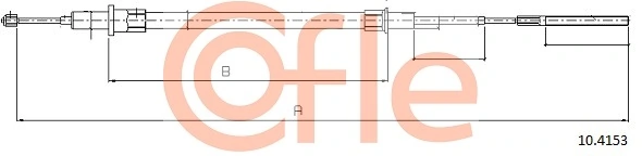 Cable Pull, parking brake 92.10.4153