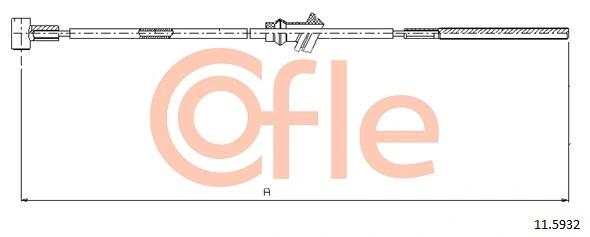Cable Pull, parking brake 92.11.5932
