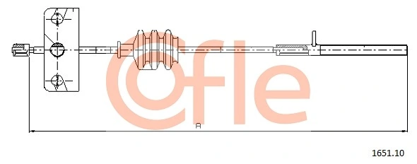 Cable Pull, parking brake 92.1651.10