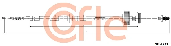 Cable Pull, parking brake 10.4271