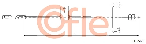 Cable Pull, parking brake 11.5565