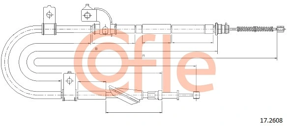 Cable Pull, parking brake 92.17.2608