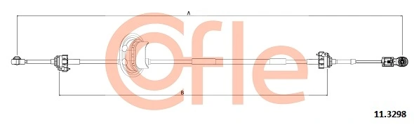 Cable Pull, manual transmission 92.11.3298