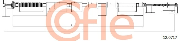 Cable Pull, parking brake 12.0717