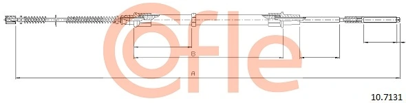 Cable Pull, parking brake 92.10.7131