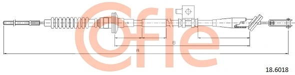 Cable Pull, clutch control 18.6018