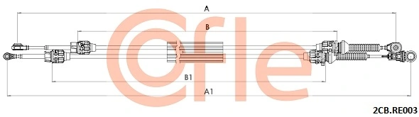 Cable Pull, manual transmission 2CB.RE003