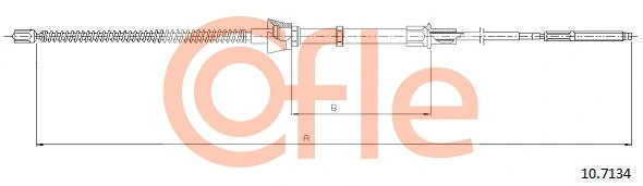 Cable Pull, parking brake 92.10.7134