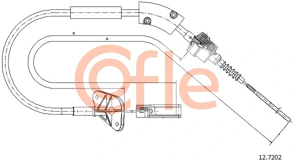 Cable Pull, clutch control 12.7202