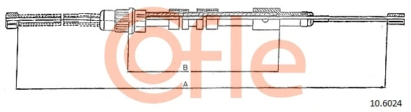Cable Pull, parking brake 92.10.6024
