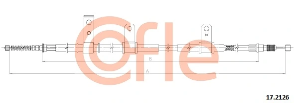 Cable Pull, parking brake 92.17.2126