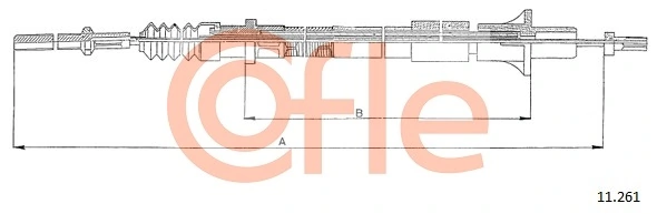 Cable Pull, clutch control 92.11.261