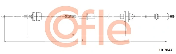 Cable Pull, clutch control 92.10.2847