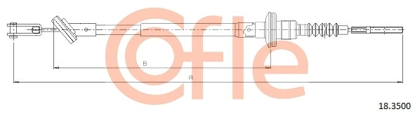 Cable Pull, clutch control 18.3500