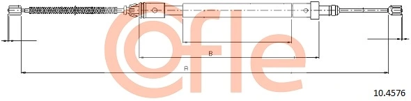 Cable Pull, parking brake 92.10.4576