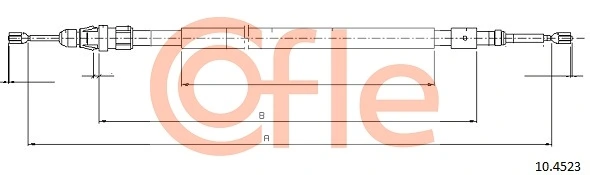 Cable Pull, parking brake 92.10.4523
