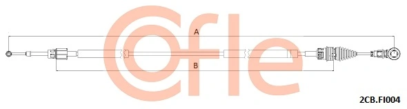 Cable Pull, manual transmission 2CB.FI004