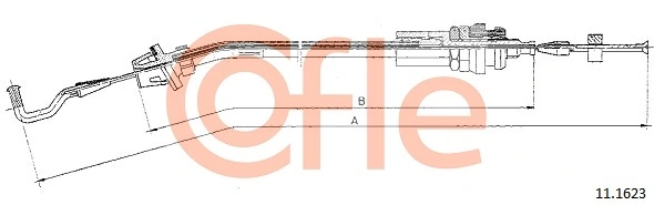 Accelerator Cable 11.1623