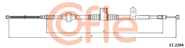 Cable Pull, parking brake 92.17.2294