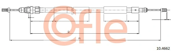 Cable Pull, parking brake 92.10.4662