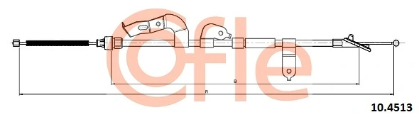 Cable Pull, parking brake 92.10.4513