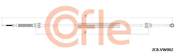 Cable Pull, manual transmission 2CB.VK002