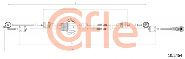 Cable Pull, manual transmission 10.2464