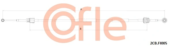 Cable Pull, manual transmission 2CB.FI005