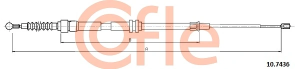 Cable Pull, parking brake 10.7436