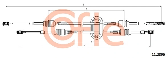 Cable Pull, manual transmission 11.2896