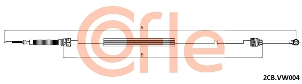 Cable Pull, manual transmission 92.2CB.VK004