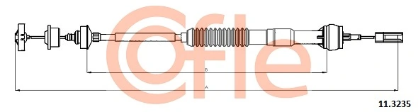 Cable Pull, clutch control 11.3235