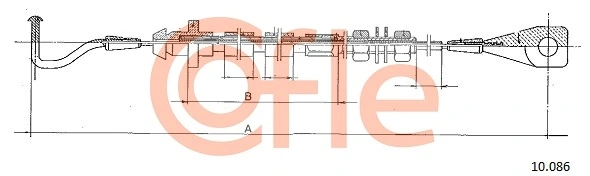 Accelerator Cable 92.10.086