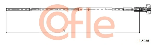 Cable Pull, parking brake 92.11.5936