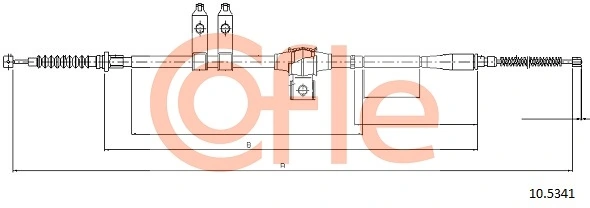 驻车制动拉索 10.5341