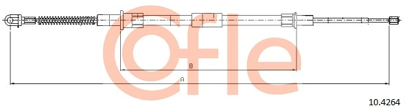 Cable Pull, parking brake 92.10.4264